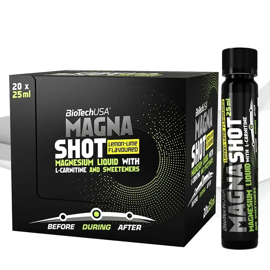 Magna Shot Lemon, 20 ампул по 25 мл, Biotech USA: ціни та характеристики