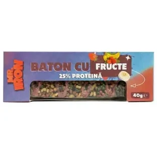 Хрусткий батончик із фруктами, 40 г, Mister Iron