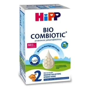 HIPP Bio Combiotic Metafolin — органическое сухое молоко для грудничков с натуральными лактобактериями No2, с 6 месяцев, 600 г