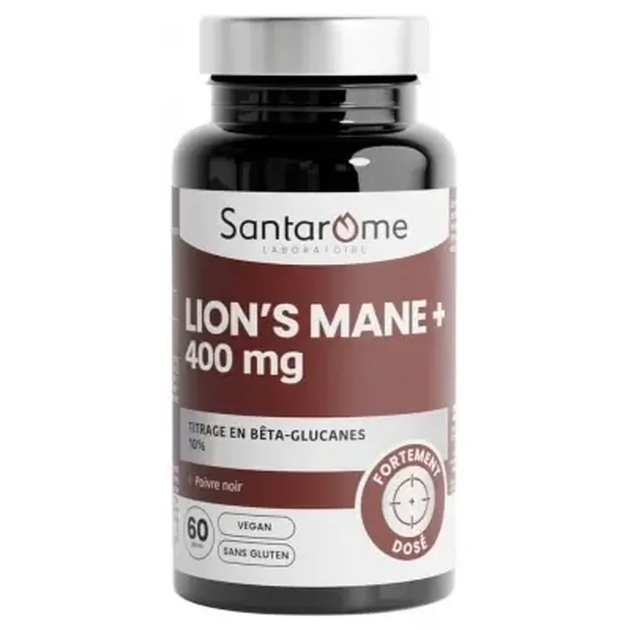 Santarome Lion's Mane 400 мг, 60 капсул: цены и характеристики