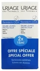 Uriage Bariéderm Cica Захисний бальзам для губ, упаковка з 2 штук (по 15 мл кожна)