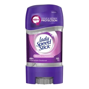 Lady Speed Stick 24/7 Breath of Freshness, гелевий антиперспірант, 65 г