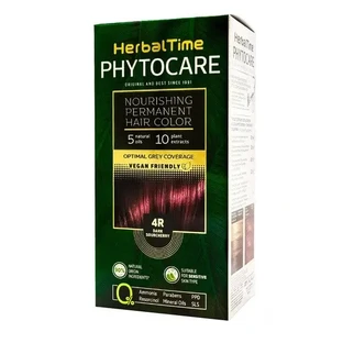 Herbal Time Phytocare, краска для волос, 4R Dark Cherry, 130 мл