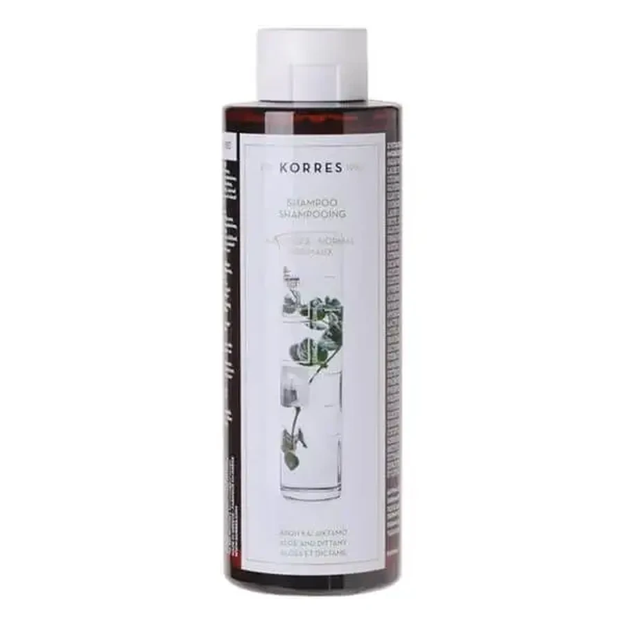 Korres, Aloe + Dittany, шампунь с алоэ и экстрактом лебиодки для нормальных волос, 250 мл: цены и характеристики