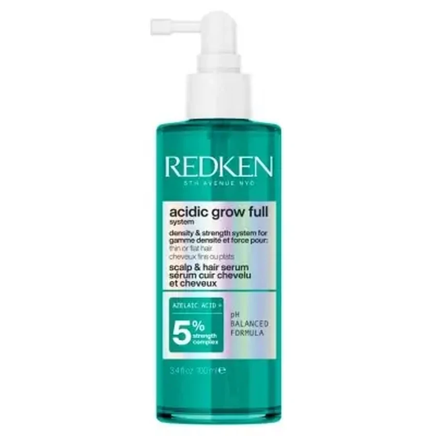 Redken Acidic Grow Full System: сироватка для шкіри голови та волосся, яка надає об’єм і міцність тонкому та млявому волоссю, 100 мл: ціни та характеристики