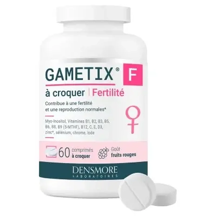 Densmore Gametix F Fertility, 60 жевательных таблеток: цены и характеристики
