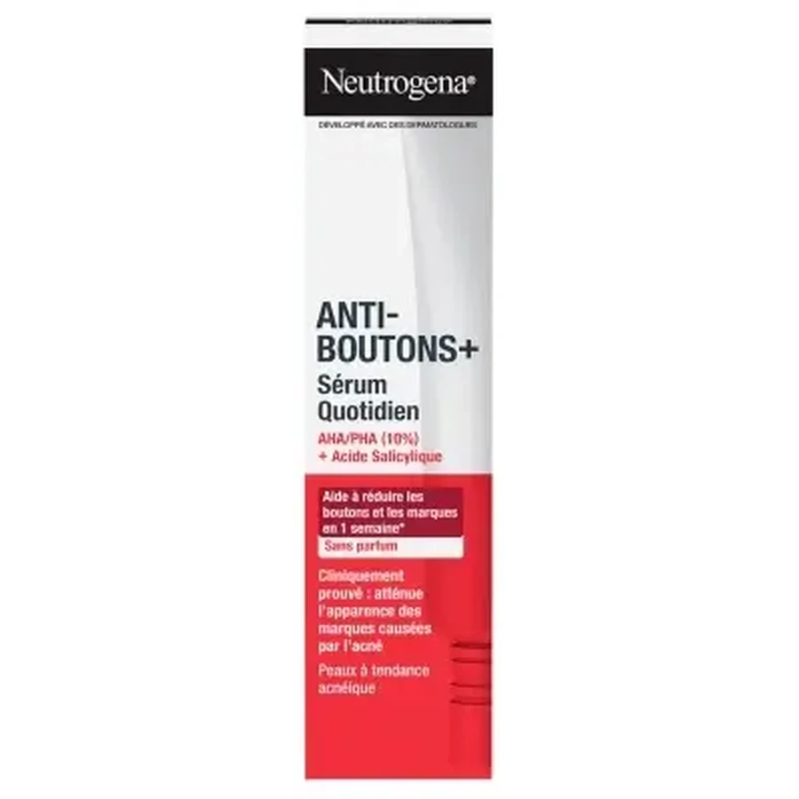 Neutrogena Засіб проти акне + щоденна сироватка без аромату, 30 мл: ціни та характеристики
