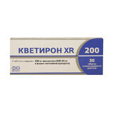 Кветирон xr 200 табл. пролонг. дії 200 мг блістер №30