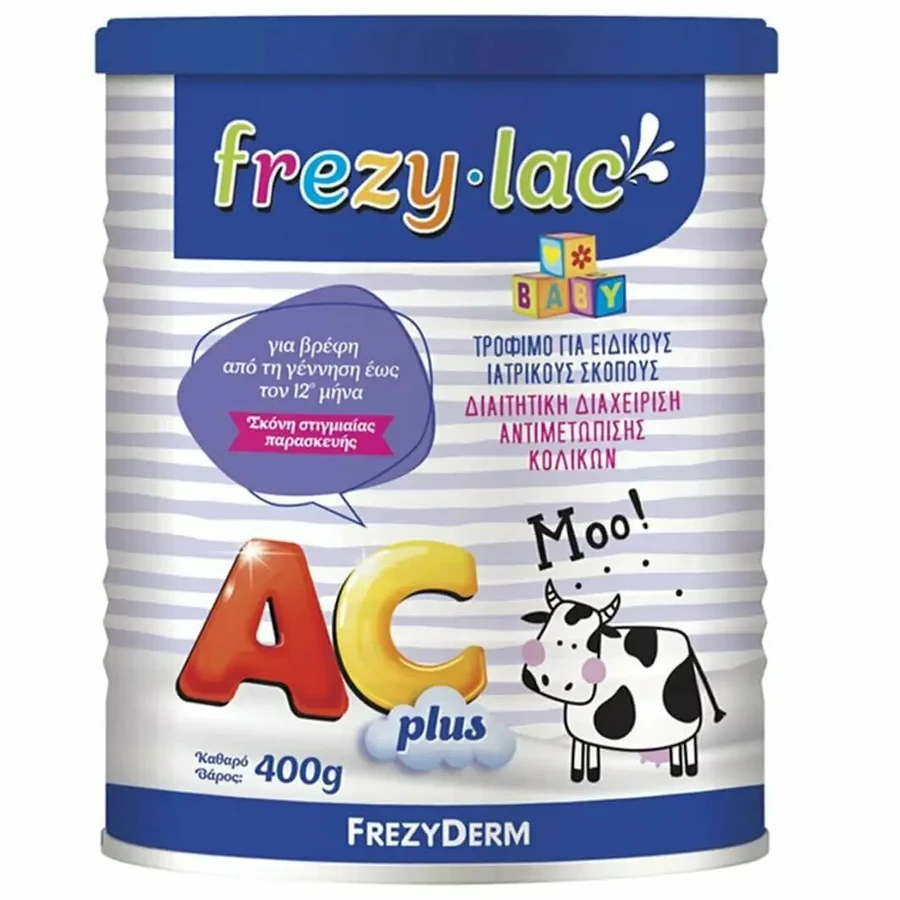 FREZYLAC AC Plus 0–12 місяців Дитяче молоко для лікування коліків у вигляді порошку, 400 г: ціни та характеристики