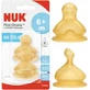 NUK First Choice+ Резиновая соска среднего размера, от 6 месяцев, 2 шт.