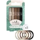 AMBITAS Invisibobble Ecotie Hair Tie Mocha — резинки для волос, 5 штук