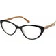 EYELEAD Очки для чтения — Presbyopia Bordeaux Butterfly с деревянными дужками E206 +1,25