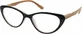 EYELEAD Очки для чтения — Presbyopia Bordeaux Butterfly с деревянными дужками E206 +1,25