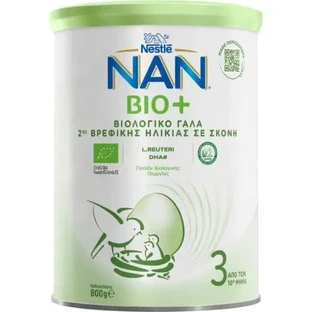 NAN Nan Bio 3 Органічне молоко для другої дитини від 12 місяців, 400 г