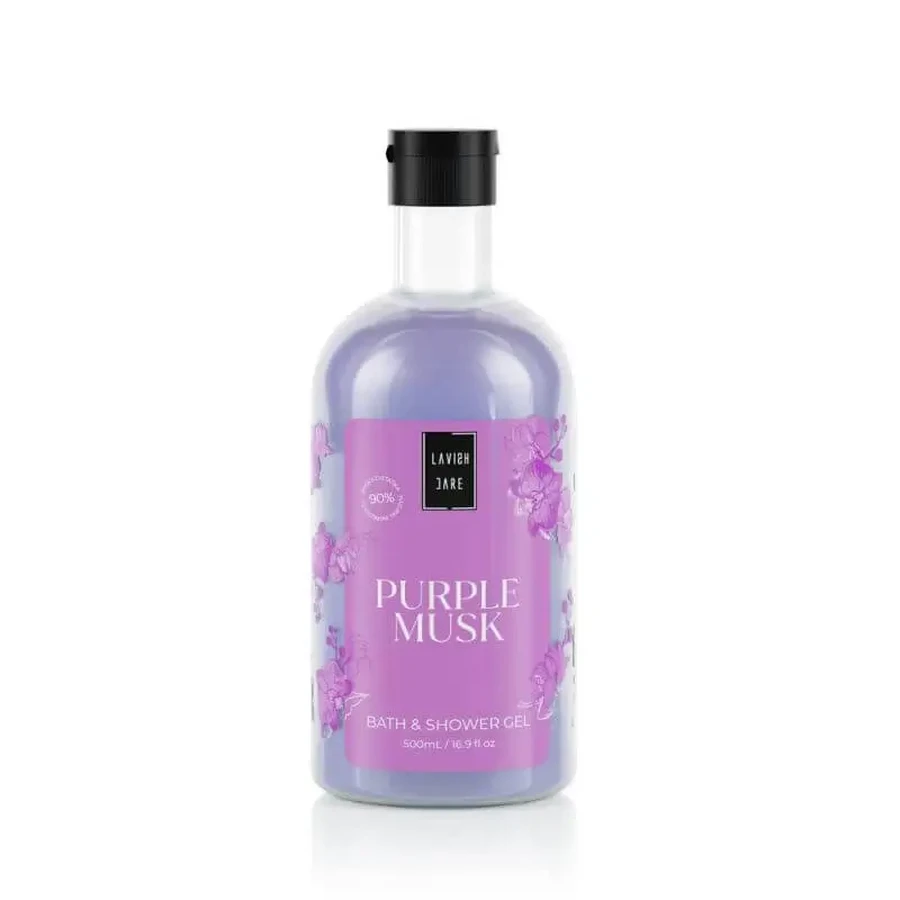 LAVISH CARE Гель для душу Purple Musk Зволожуючий та живильний гель для душу з ароматом White Musk 500 мл: ціни та характеристики