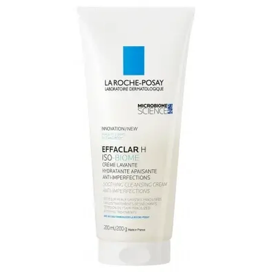 La Roche-Posay Effaclar H Iso-Biome Змиваючий зволожуючий заспокійливий крем 200 мл: ціни та характеристики