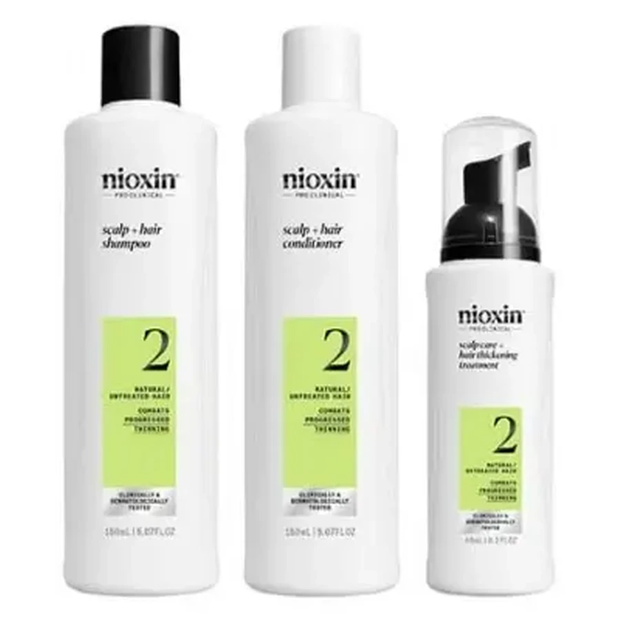 Nioxin Mini Kit Система против выпадения волос 2: Усовершенствованная программа против выпадения волос для натуральных волос: цены и характеристики