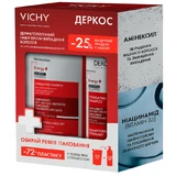 Набор Vichy Dercos: Шампунь для волос Энерджи+ тонизирующий с аминексилом и ниацинамидом против выпадения, 400 мл + Рефилл, 400 мл