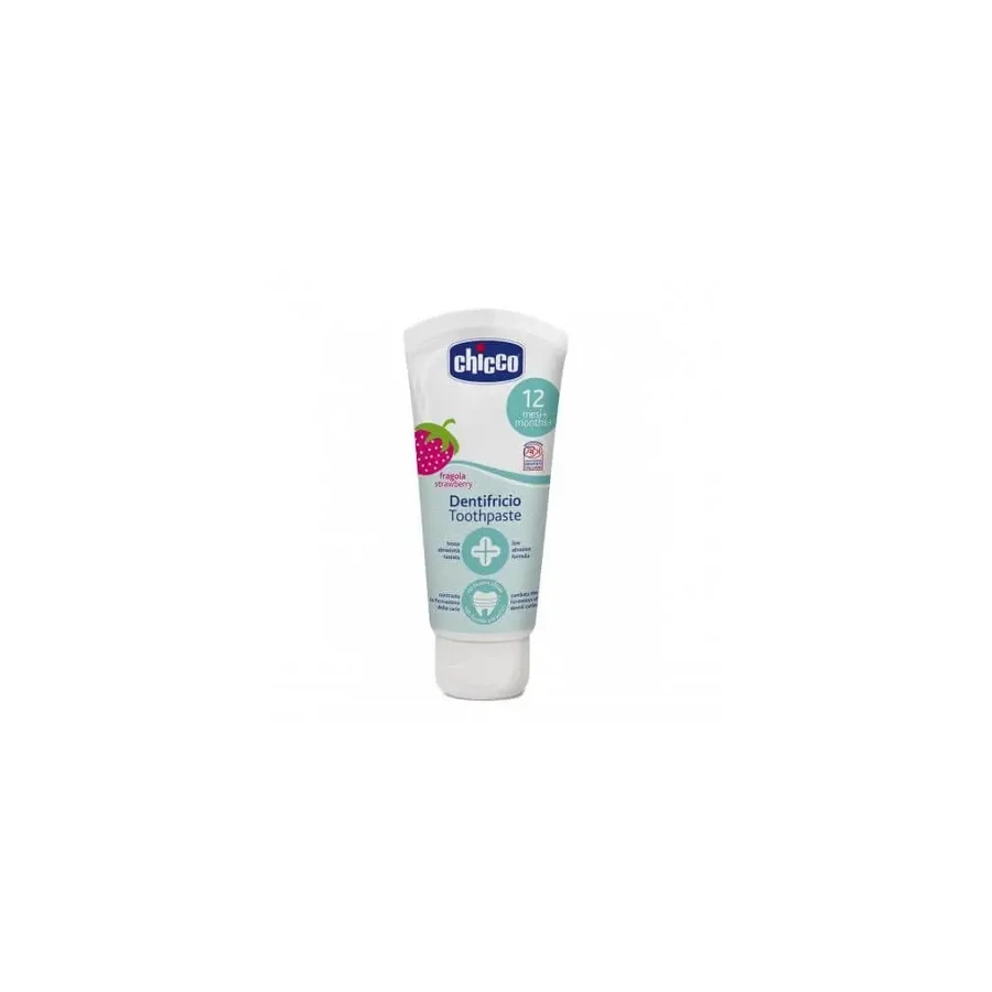 CHICCO Детская зубная паста «Клубника» без фтора, от 12 месяцев, 50 мл: цены и характеристики