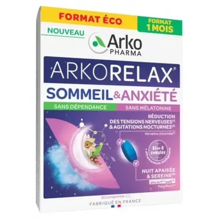 Arkopharma Arkorelax «Сон и тревога», 30 таблеток: цены и характеристики