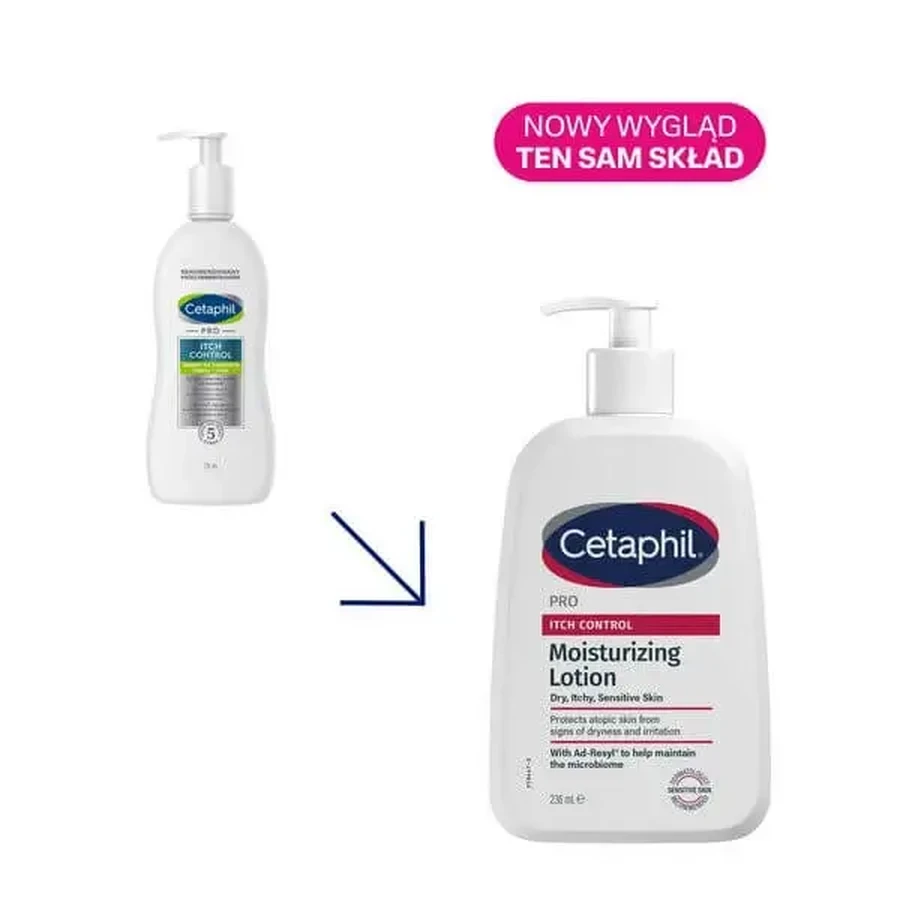 Cetaphil PRO Itch Control, зволожуючий бальзам для обличчя та тіла, 236 мл: ціни та характеристики