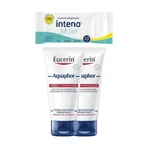 Набор: 2 x Eucerin Aquaphor, восстанавливающая мазь для сухой, потрескавшейся и раздражённой кожи + INTENO Soft Care, ухаживающие салфетки, 10 шт.: цены и характеристики