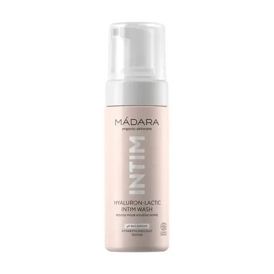 Madara Hyaluron-Lactic Intim Wash, нежный мусс для интимной гигиены, 150 мл: цены и характеристики