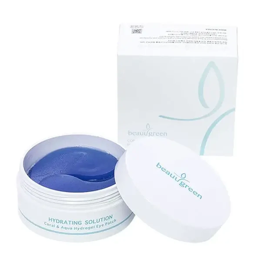 Beauugreen Coral &amp; Aqua, гідрогелеві патчі під очі, 60 шт.: ціни та характеристики