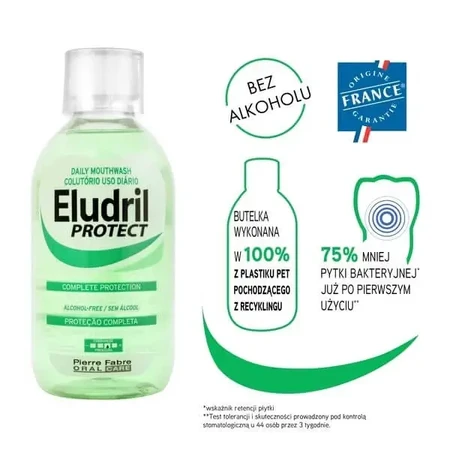 Eludril Protect, жидкость для полоскания рта, 500 мл: цены и характеристики