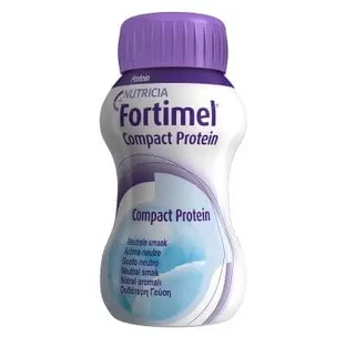 Nutricia Fortimel Compact Protein, нейтральный вкус, 4 флакона по 125 мл