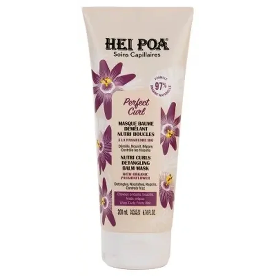 Hei Poa Perfect Curl — питательная и разглаживающая маска-бальзам для вьющихся волос, 200 мл: цены и характеристики