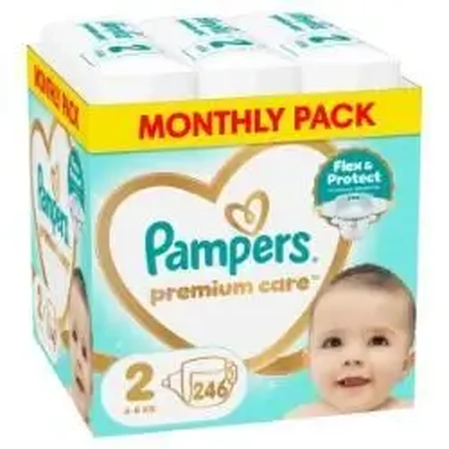 PAMPERS Premium Care № 2 для детей весом 4–8 кг, 226 штук, MSB: цены и характеристики
