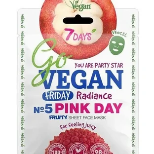 7DAYS Маска для обличчя Go Vegan Friday «Pink Day» 25 г