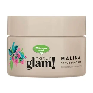 Natur Glam!, сахарный скраб для тела, Малина, 300 мл