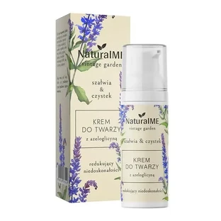 NaturalME Vintage Garden, крем для обличчя з азелогліцином, шавлією та чистеком, 50 мл