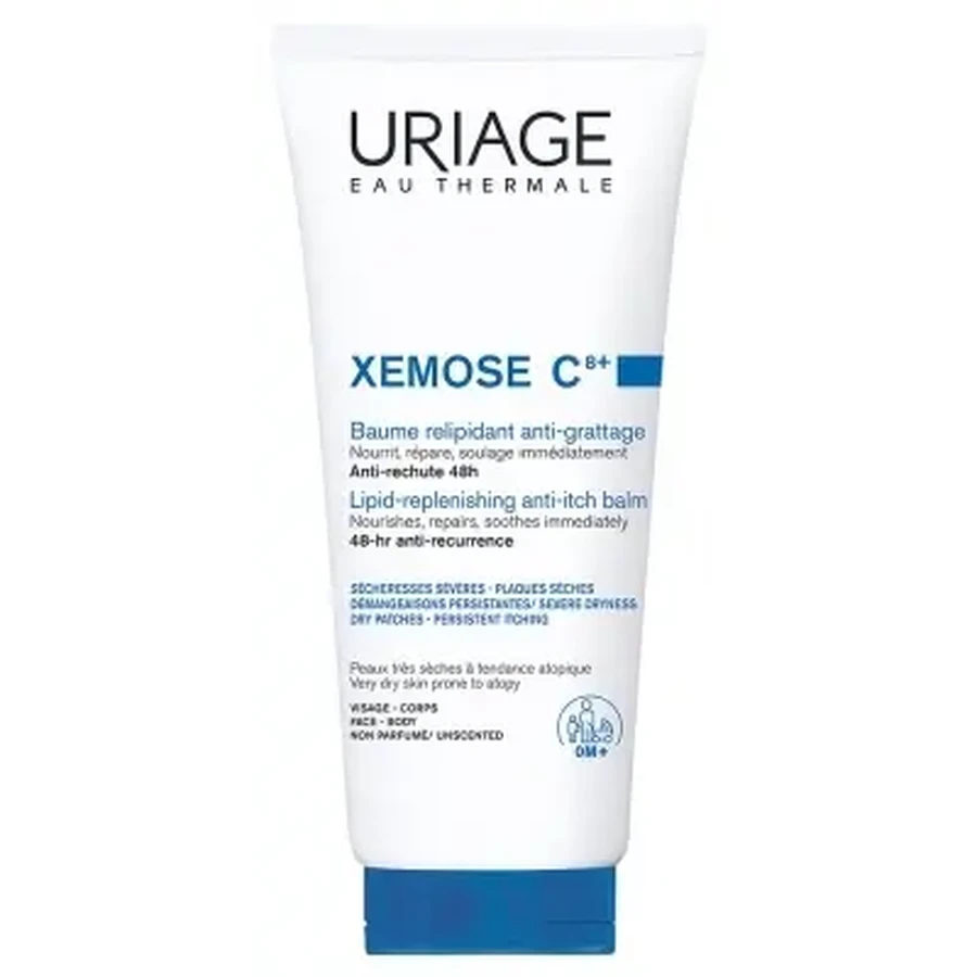 Uriage Xémose C8+ Успокаивающий и восстанавливающий липидный бальзам 200 мл: цены и характеристики