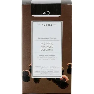 KORRES Argan Oil Advanced Colorant Краска для волос 4.0 Естественный коричневый
