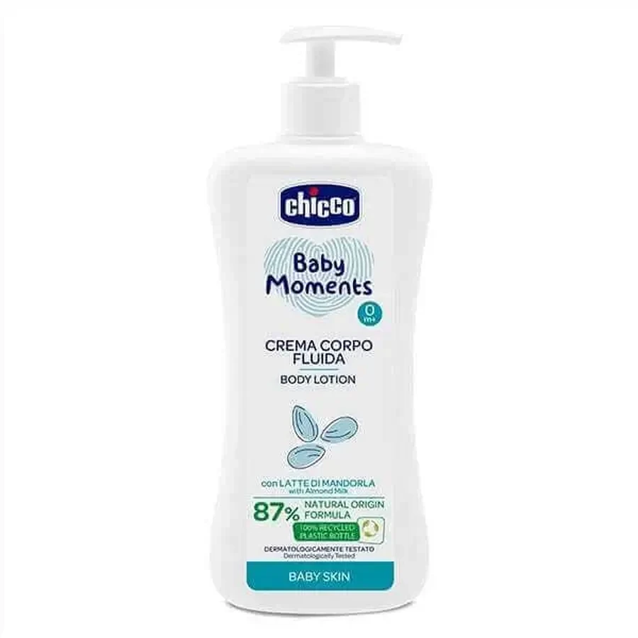 CHICCO Baby Moments Лосьйон для тіла, Дитячий лосьйон для тіла 500 мл: ціни та характеристики
