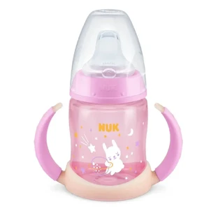 Nuk First Choice Навчальна пляшка з соском Night Blue 6m+ 150 мл у різних кольорах — рожевий