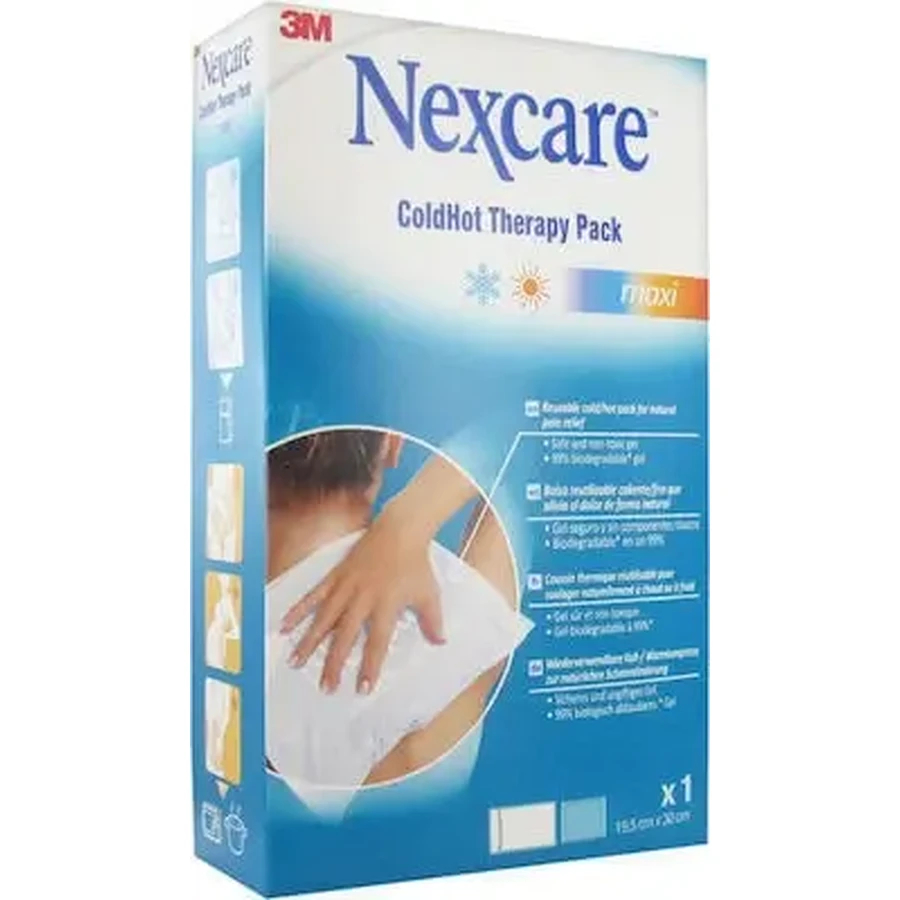 NEXCARE 3M ColdHot Maxi 2-в-1 — набір із льодового компресу та багатофункціонального термосу для природного полегшення болю, 19,5 см × 30 см, 1 шт.: ціни та характеристики