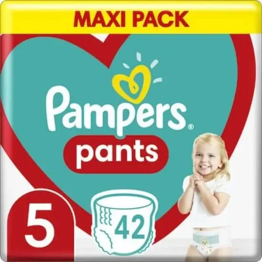 PAMPERS Дитячі трусики Pants №5, 12–17 кг, 42 шт., Maxi Pack: ціни та характеристики