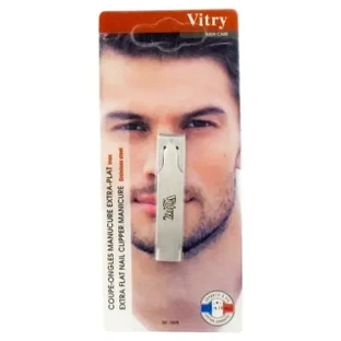 Ножницы для ногтей Vitry Men Care из ультратонкой нержавеющей стали для мужского маникюра