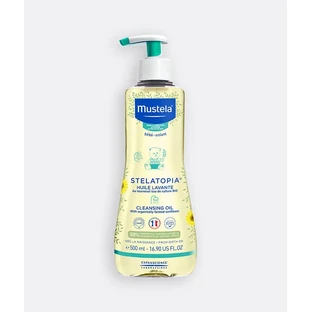 MUSTELA Bebe Stelatopia Cleansing Oil Очищающее масло без отдушки Специально для кожи детей с атопическим дерматитом 500 мл