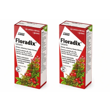 Floradix — железо и витамины, 2 x 84 таблетки: цены и характеристики