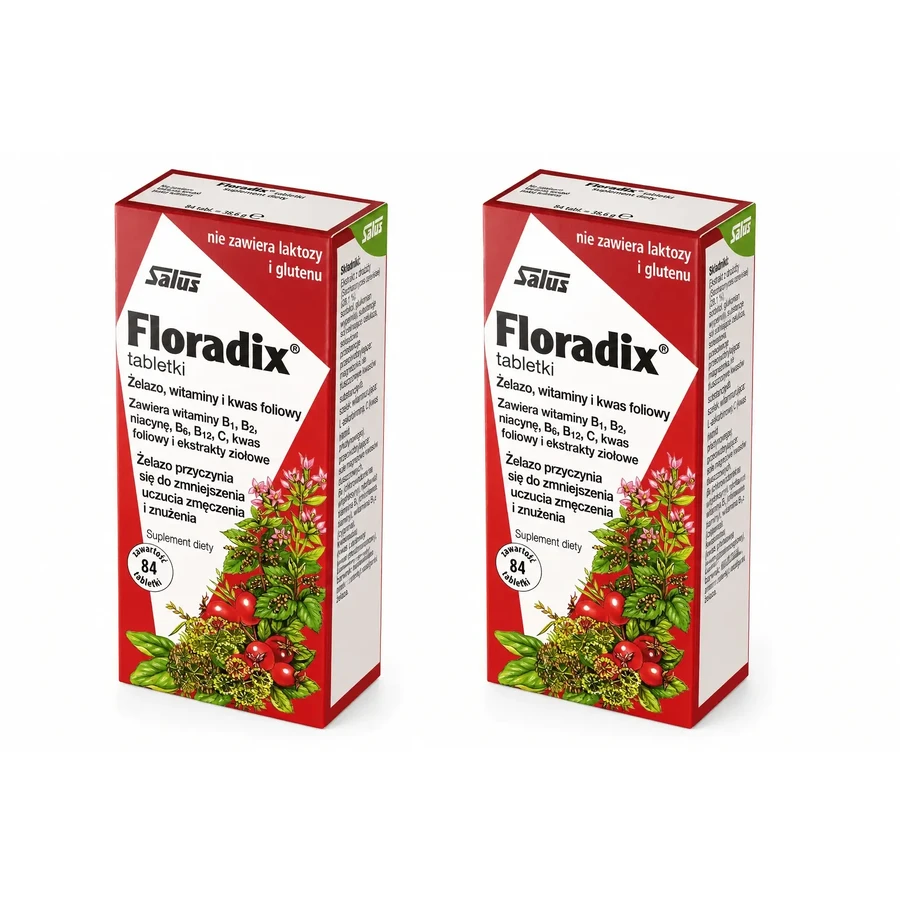 Floradix — железо и витамины, 2 x 84 таблетки: цены и характеристики