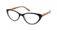 EYELEAD Presbiopie — Очки для чтения с деревянными дужками, модель Bordeaux Butterfly Shape E206 +4,00