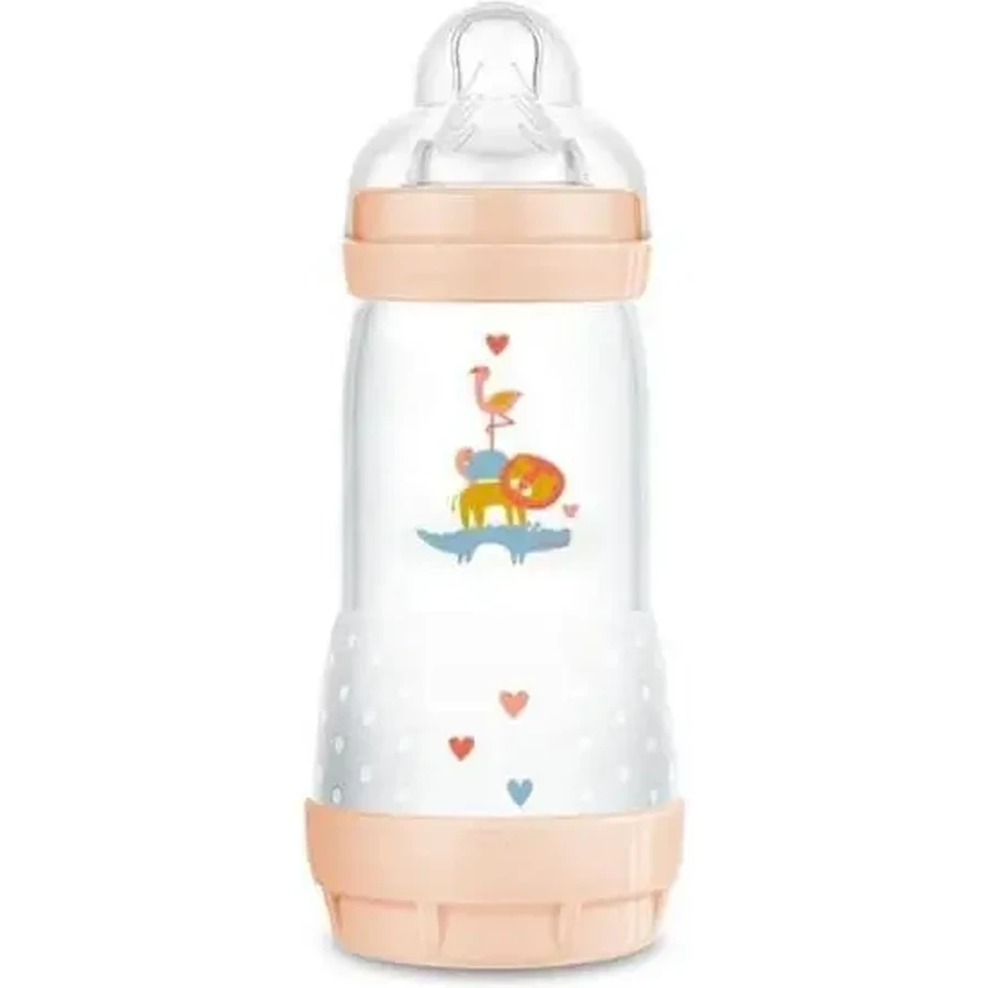 MAM Easy Start Anti-Colic Пластикова пляшка з силіконовою соскою для дітей від 4 місяців, 320 мл [356SGc]: ціни та характеристики