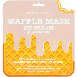 KOCOSTAR Waffle Mask — маска для лица с мороженым для чувствительной кожи, 40 г