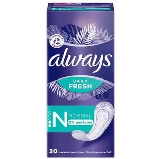 ALWAYS Daily Fresh Parfum Normal 0% 30 серветок