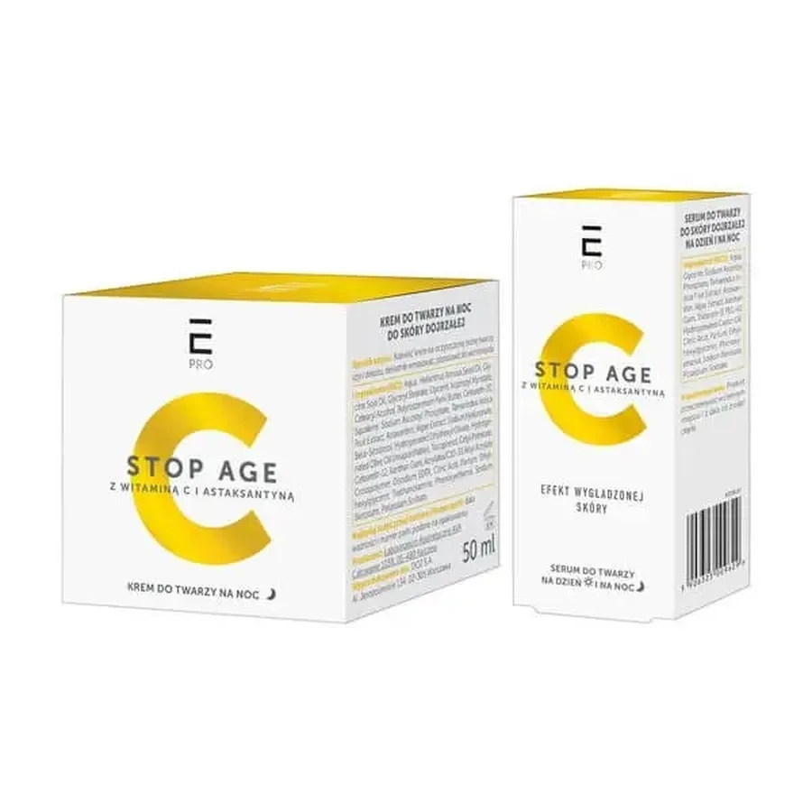 Набор Enilome Pro Stop Age: ночной крем + сыворотка: цены и характеристики
